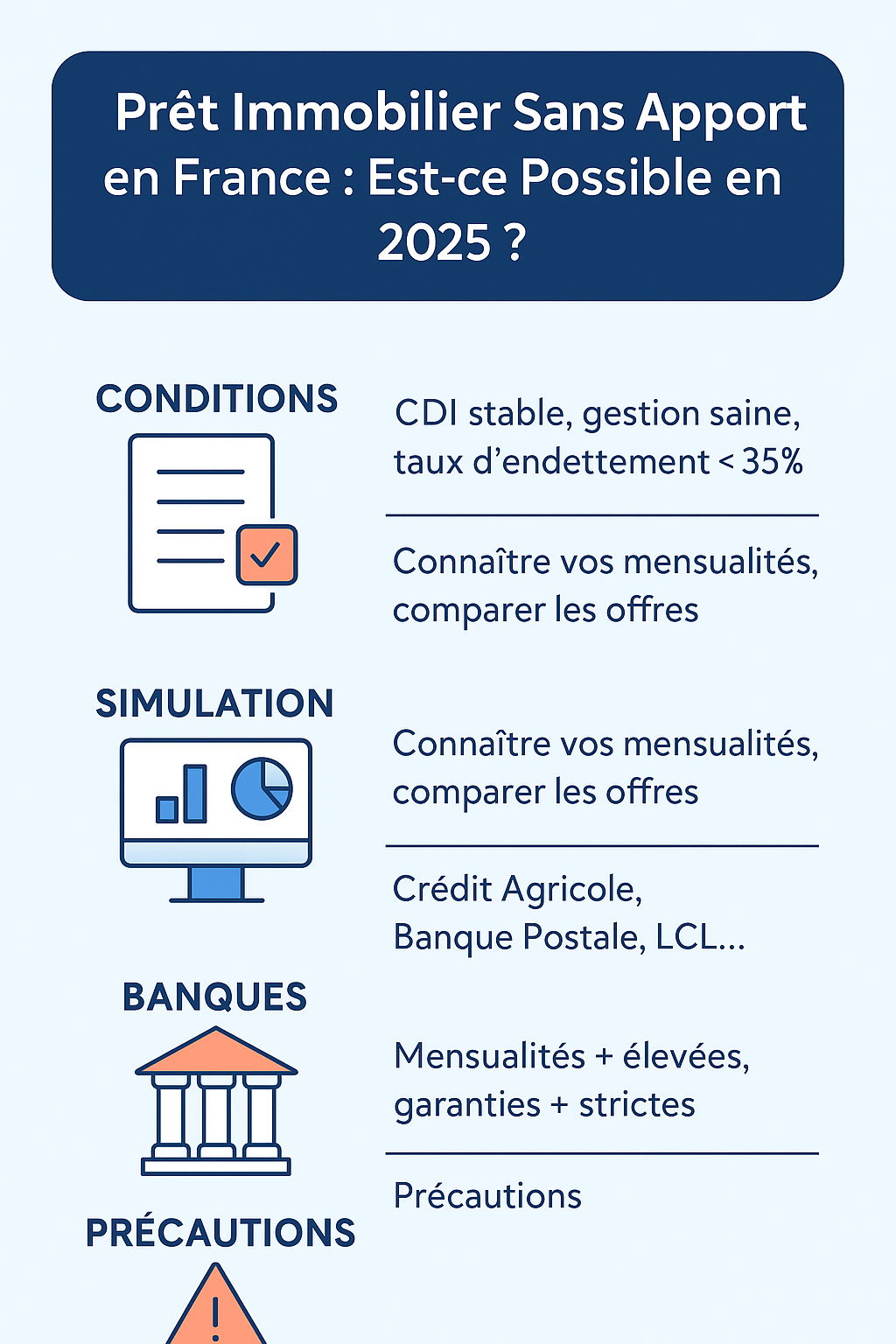 Prêt Immobilier Sans Apport en France : Est-ce Possible en 2025 ?